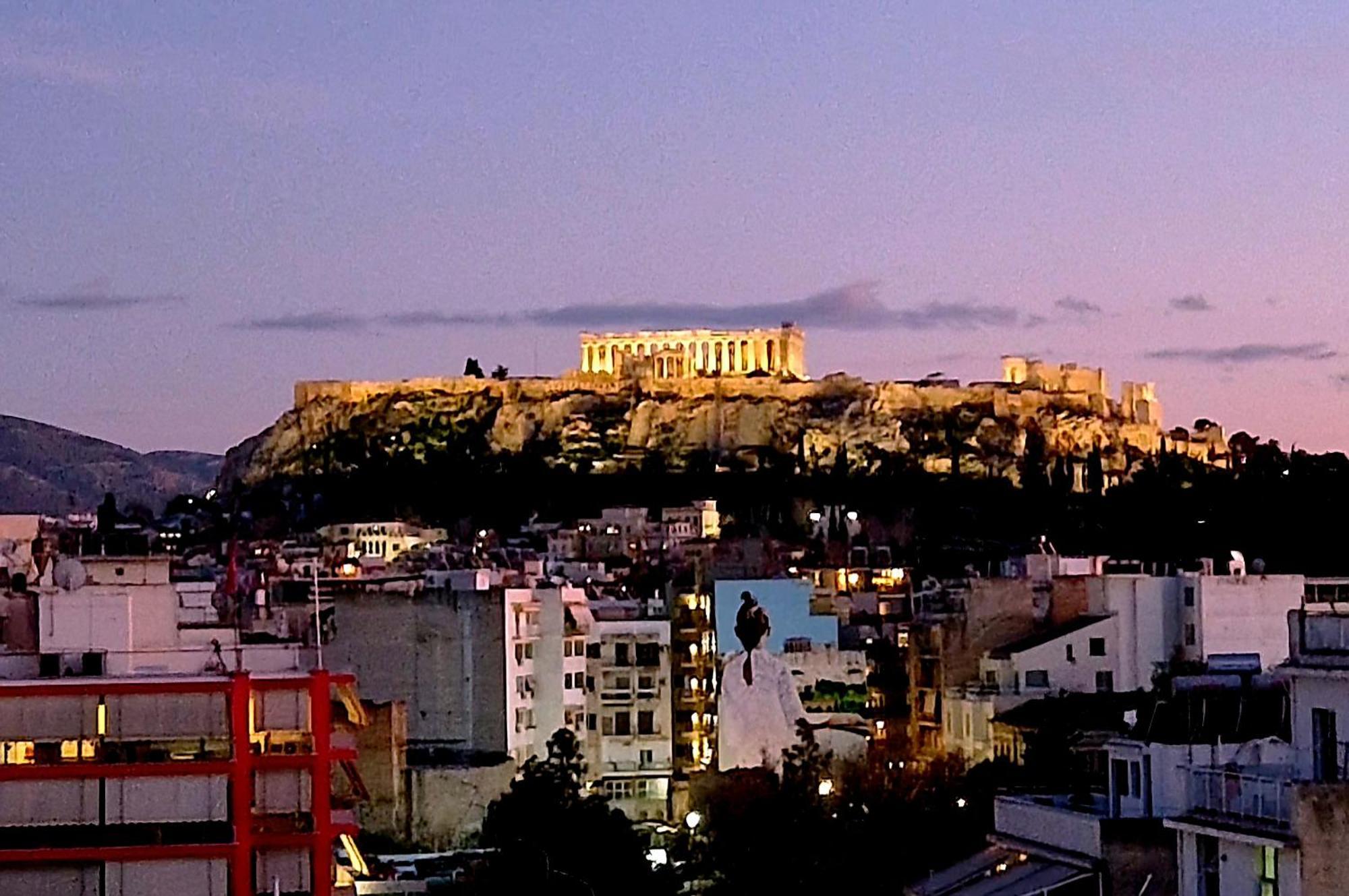 Ferienwohnung Exquisite Penthouse With Breathtaking Acropolis Panorama View Athen Exterior foto